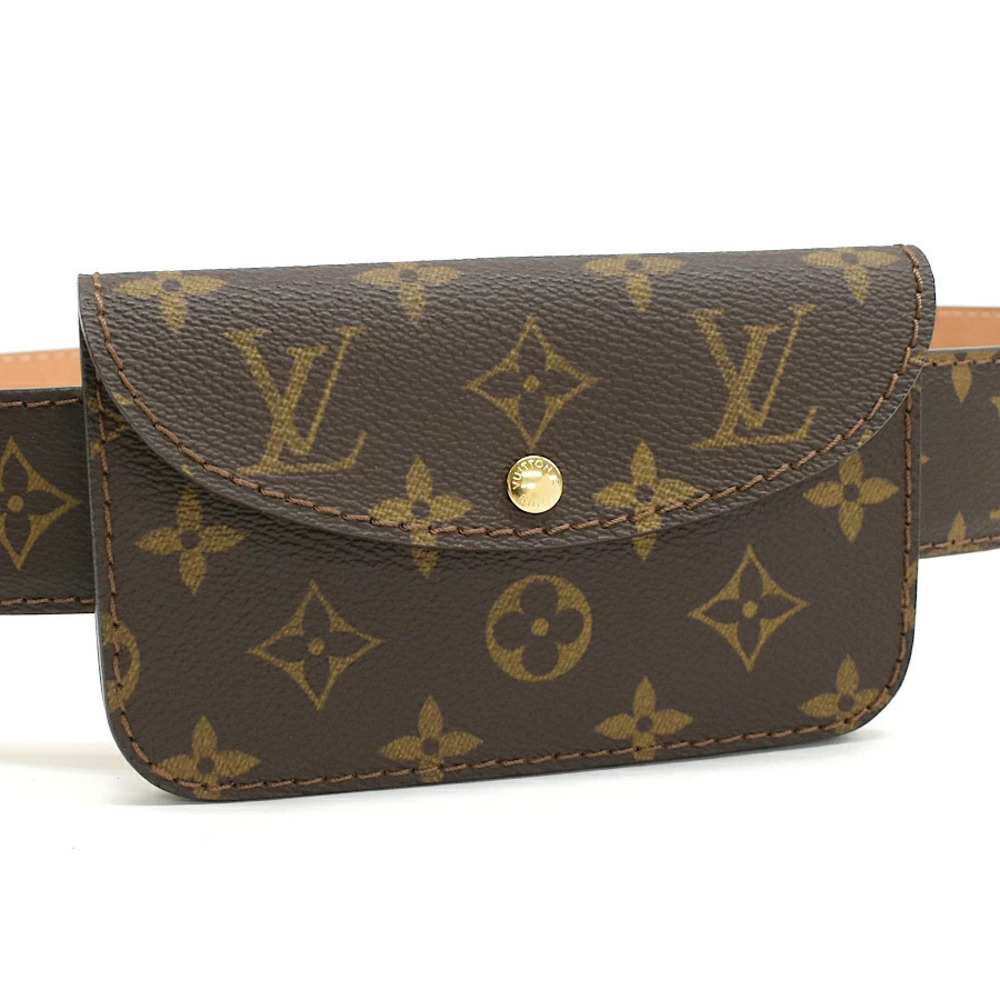 Louis Vuitton Ceinture Pochette Waist Bag Monogram Canvas Leather